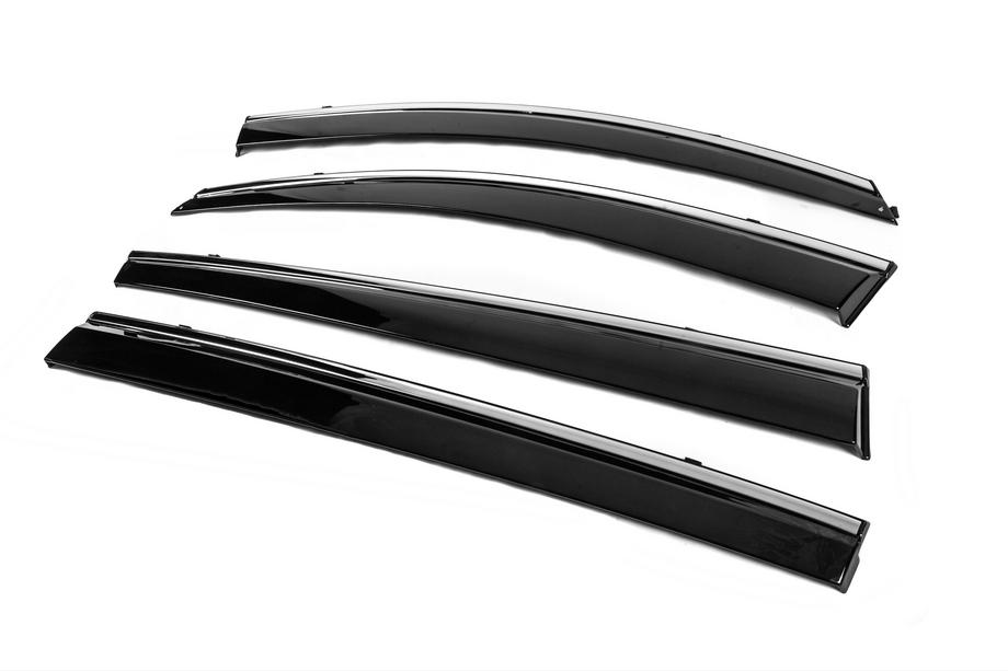 Kia Sportage 2010-2015 Deflectoare geamuri cu ornament cromat Niken Luxury (4 buc) Foto 3