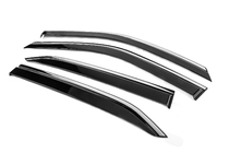 Mitsubishi Eclipse Cross 2017- Deflectoare geamuri cu ornament cromat Niken Luxury (4 buc) foto 2