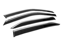 Mitsubishi Eclipse Cross 2017- Deflectoare geamuri cu ornament cromat Niken Luxury (4 buc) foto 3