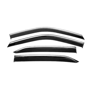 Deflectoare geamuri cu ornament cromat Niken Luxury (4 buc)