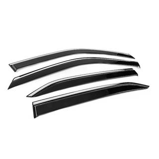 Deflectoare geamuri cu ornament cromat Niken Luxury (4 buc) Mitsubishi Eclipse Cross 2017- foto 3
