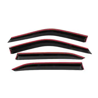 Deflectoare geamuri cu ornament cromat Niken Luxury (4 buc) foto 4