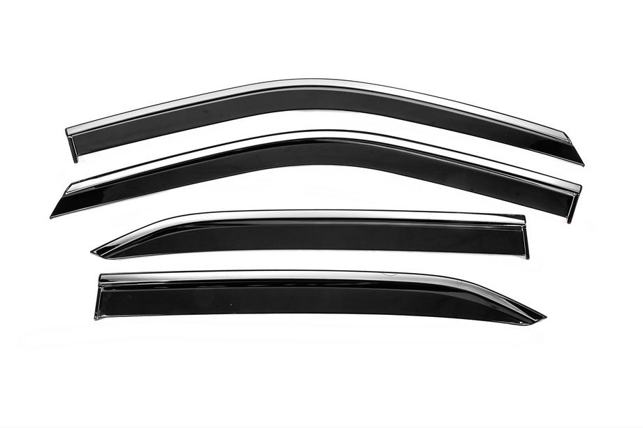 Mitsubishi Eclipse Cross 2017- Deflectoare geamuri cu ornament cromat Niken Luxury (4 buc) Image
