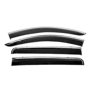 Deflectoare geamuri cu ornament cromat Niken Luxury (4 buc) foto 1