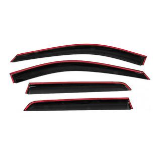 Deflectoare geamuri cu ornament cromat Niken Luxury (4 buc) Nissan Pathfinder R53 2021- foto 4
