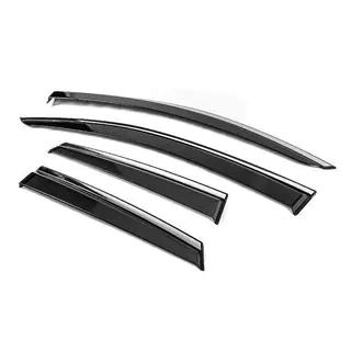 Deflectoare geamuri cu ornament cromat Niken Luxury (4 buc) foto 2