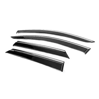 Deflectoare geamuri cu ornament cromat Niken Luxury (4 buc) foto 2