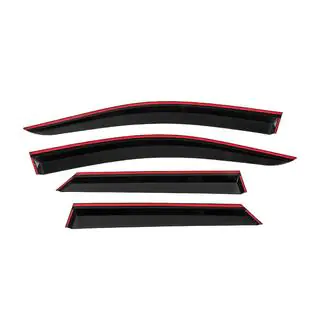 Deflectoare geamuri cu ornament cromat Niken Luxury (4 buc) foto 4
