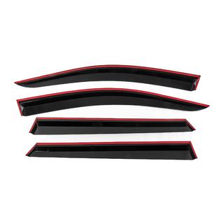 Deflectoare geamuri cu ornament cromat Niken Luxury (4 buc) foto 4