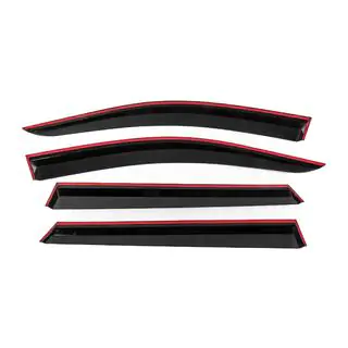 Deflectoare geamuri cu ornament cromat Niken Luxury (4 buc) foto 4