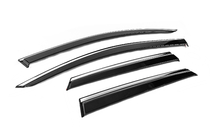 Renault Captur 2013-2019 Deflectoare geamuri cu ornament cromat Niken Luxury (4 buc) foto 3
