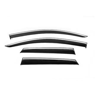 Deflectoare geamuri cu ornament cromat Niken Luxury (4 buc) foto 1