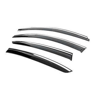 Deflectoare geamuri cu ornament cromat Niken Luxury (SD, 4 buc) foto 2