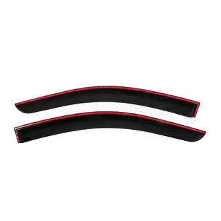 Deflectoare geamuri cu ornament cromat Niken Luxury (2 buc) foto 4