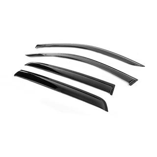 Deflectoare geamuri cu ornament cromat Niken Luxury (4 buc) foto 2