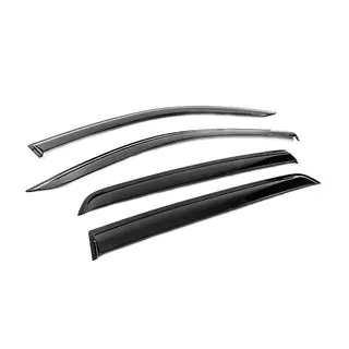 Deflectoare geamuri cu ornament cromat Niken Luxury (4 buc) foto 3