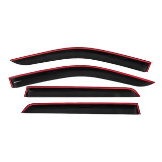 Deflectoare geamuri cu ornament cromat Niken Luxury (4 buc) foto 4