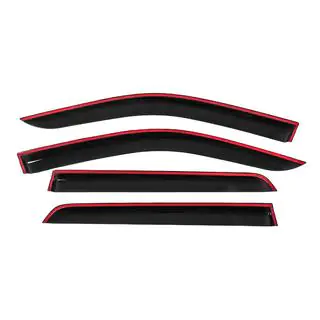 Deflectoare geamuri cu ornament cromat Niken Luxury (4 buc) foto 4