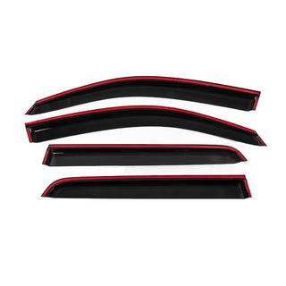Deflectoare geam cu ornament cromat Niken Luxury (2011-2015, 4 buc) Toyota Hilux 2006-2015 foto 4