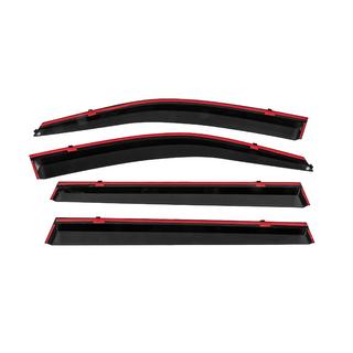 Deflectoare geamuri cu ornament cromat Niken Luxury (4 buc) foto 4