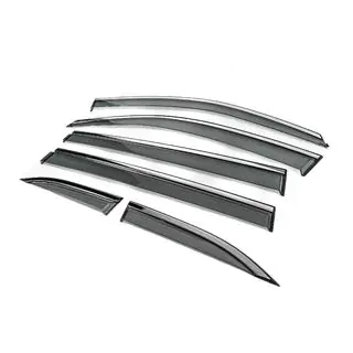 Deflectoare geamuri cu ornament cromat Niken Luxury (6 buc) foto 3