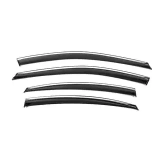 Deflectoare geamuri cu ornament cromat Niken Luxury (4 buc) foto 1