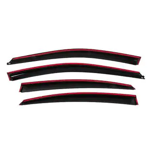 Deflectoare geamuri cu ornament cromat Niken Luxury (4 buc) foto 4