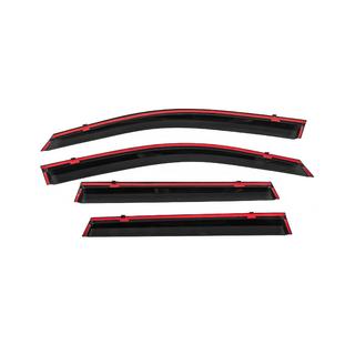 Deflectoare geamuri cu ornament cromat Niken Luxury (4 buc) foto 4
