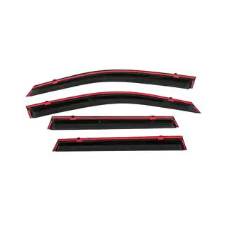 Deflectoare geamuri cu ornament cromat Niken Luxury (4 buc) foto 4