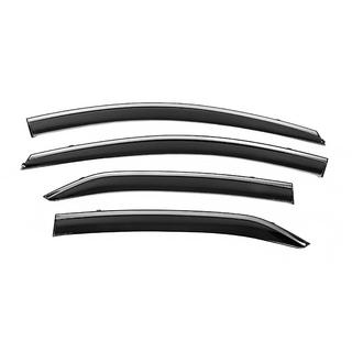 Deflectoare geamuri cu ornament cromat Niken Luxury (4 buc) Toyota Corolla 2013-2019 foto 2
