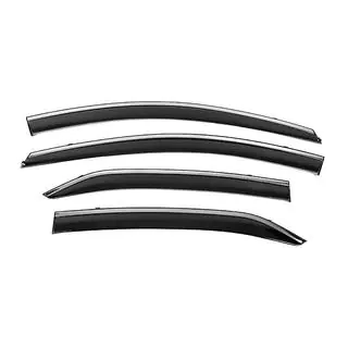 Deflectoare geamuri cu ornament cromat Niken Luxury (4 buc) foto 2