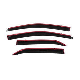 Deflectoare geamuri cu ornament cromat Niken Luxury (4 buc) foto 4
