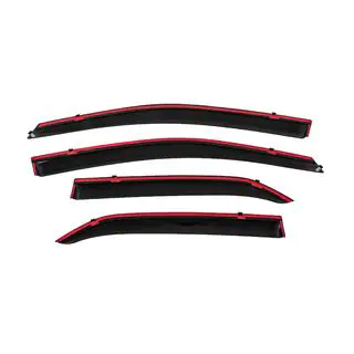 Deflectoare geamuri cu ornament cromat Niken Luxury (4 buc) foto 4