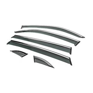 Deflectoare geam Niken Luxury cu ornament cromat (pentru Terramont X, 6 buc) foto 2