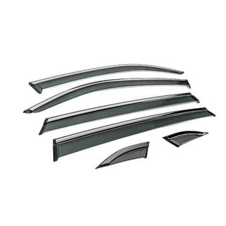 Deflectoare geam Niken Luxury cu ornament cromat (pentru Terramont X, 6 buc) foto 3