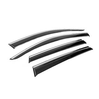 Deflectoare geamuri cu ornament cromat Niken Luxury (4 buc) foto 3