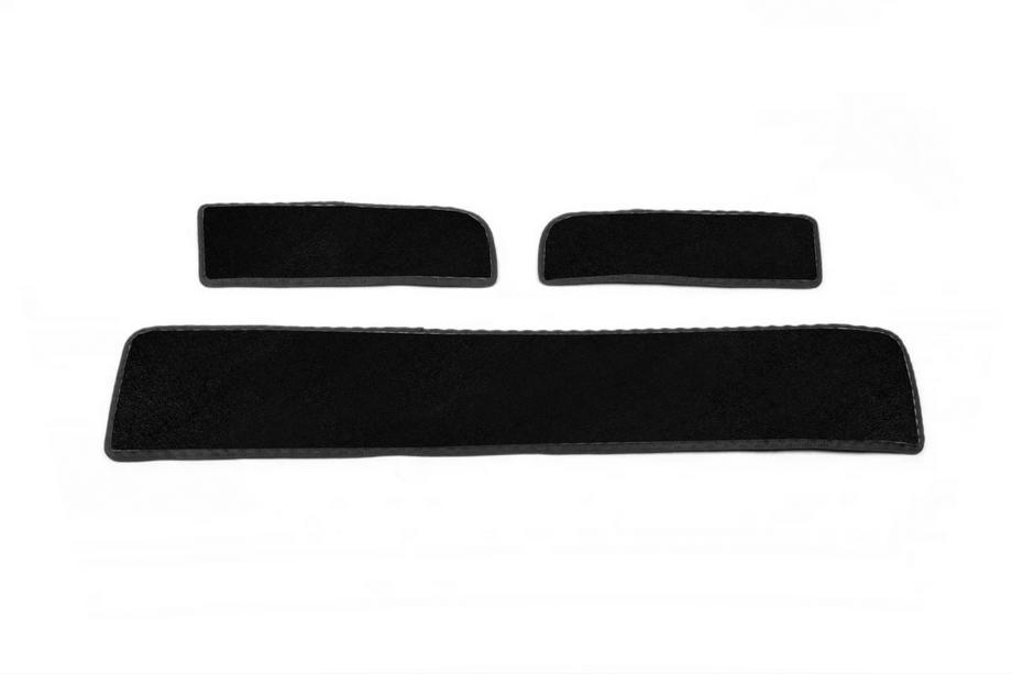 Volkswagen Crafter 2006-2016 Covorase textile Deluxe pentru praguri (3 buc, negru) Foto 1