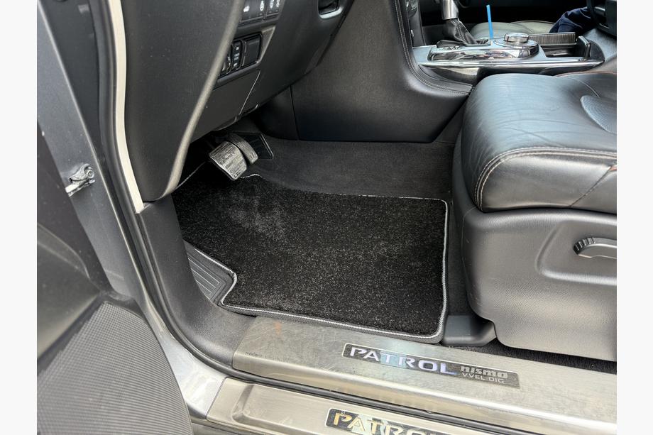 Nissan Armada 2016-2024 Covorase textile Deluxe (3 randuri, Negru) Foto 8