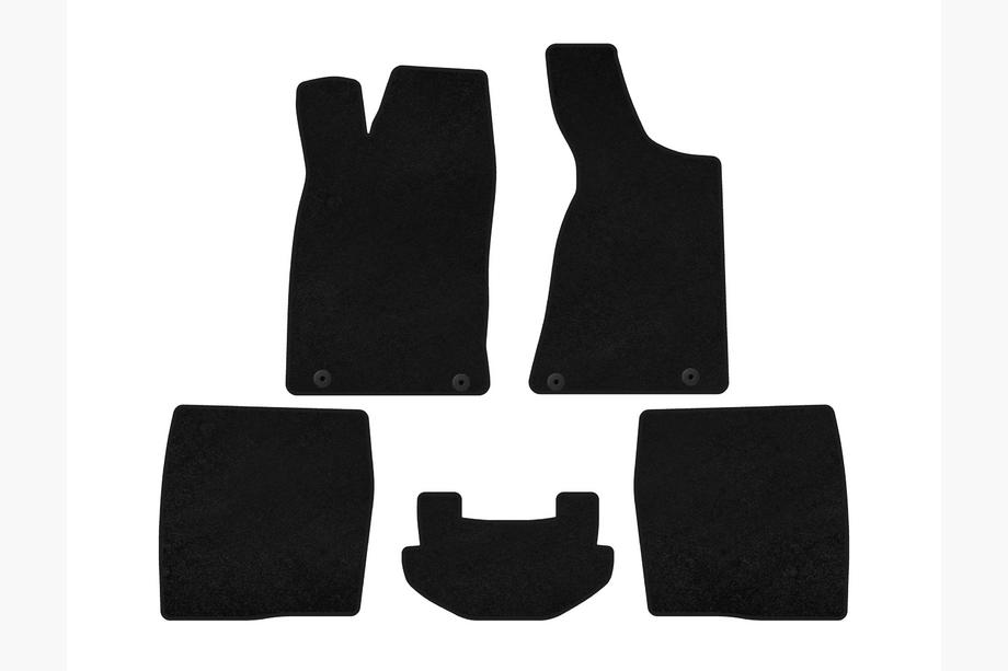 Audi 80/90 1987-1996 Covorase auto textile Deluxe (1987-1991, Sedan, negru) Image