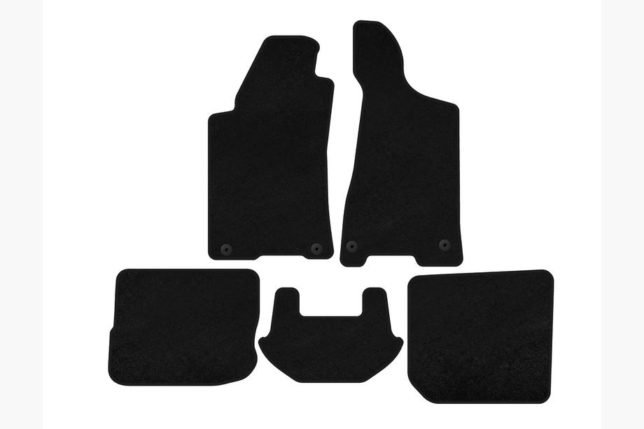 Audi 80/90 1987-1996 Covorase auto textile Deluxe (1991-1996, Sedan, negru) Foto 1