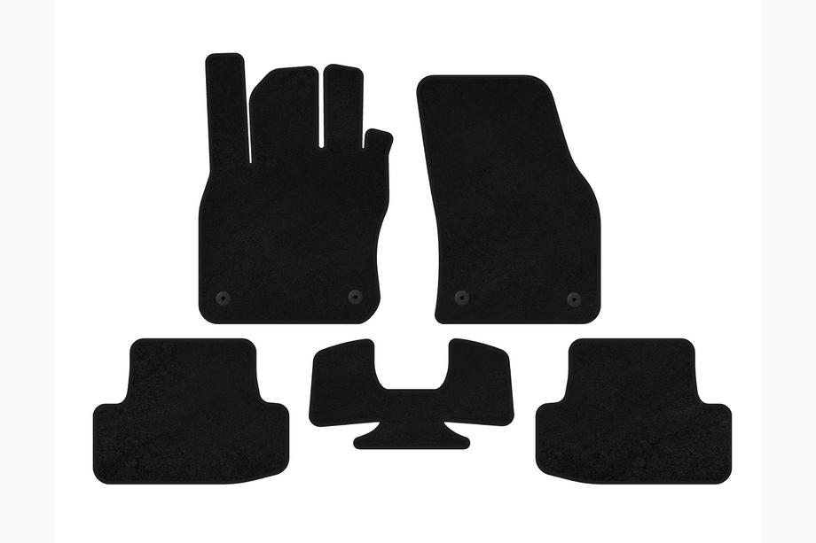 Audi Q2 2016- Covorase textile Deluxe (Negru) Image