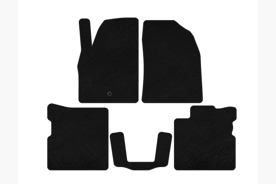 Chevrolet HHR 2005-2011 Covorase textile Deluxe (Negru) Image