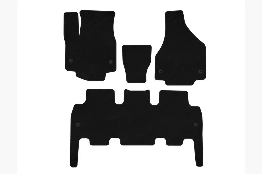 Chrysler Pacifica 2016- Covorase textile Deluxe (Negru) Image