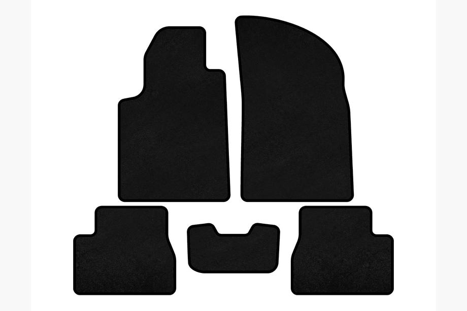 Citroen C-3 2002-2009 Covorase textile Deluxe (Negru) Image
