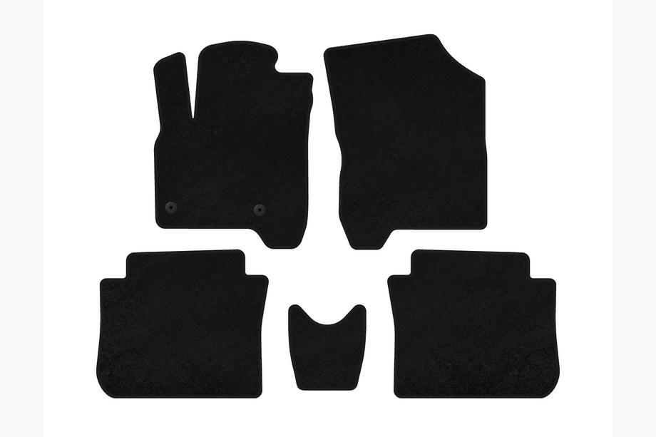 Citroen C-3 Picasso 2010-2017 Covorase textile Deluxe (Negru) Image