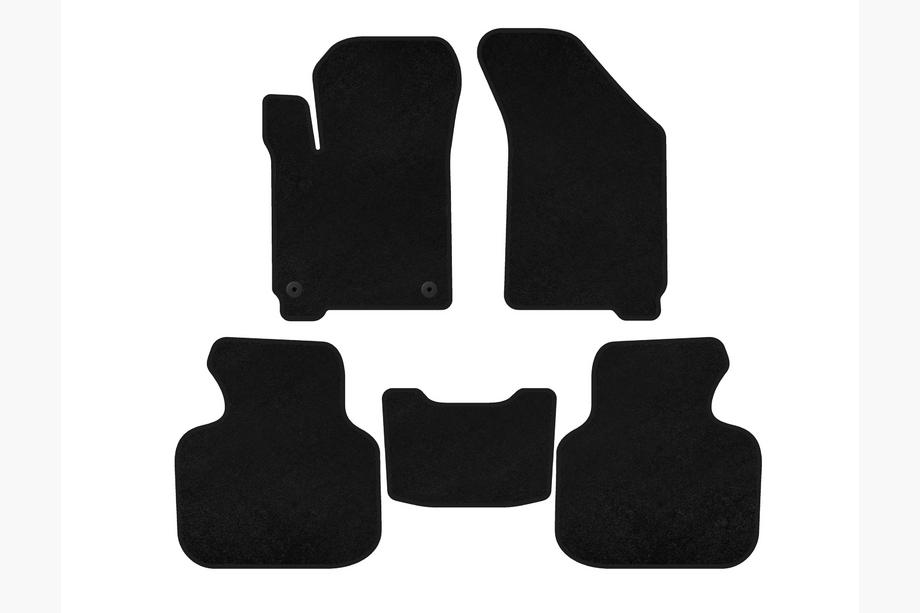 Dodge Journey 2008-2020 Covorase textile Deluxe (2011-2020, 7 locuri, negru) Foto 1