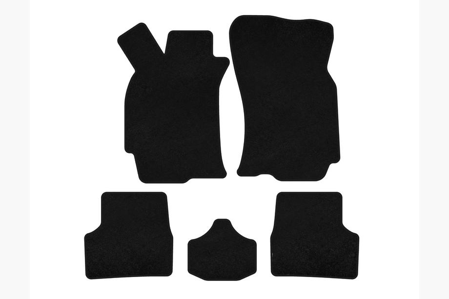 Fiat Albea 2002-2012 Covorase textile Deluxe (SD, Negru) Image
