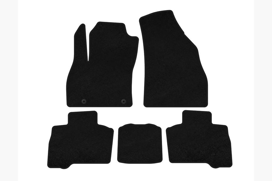 Fiat Fiorino/Qubo 2008-2024 Covorase textile Deluxe (pentru Qubo, 2016+, negru) Foto 1