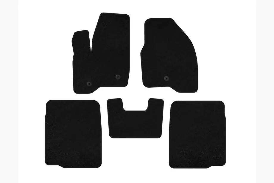 Ford Explorer 2011-2019 Covorase textile Deluxe (2 randuri, 2011-2015, negru) Image