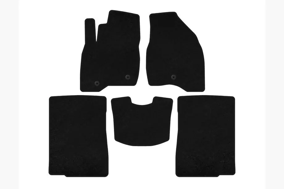 Ford Explorer 2011-2019 Covorase textile Deluxe (2015-2017, 2 randuri, 7 locuri, negru) Foto 1